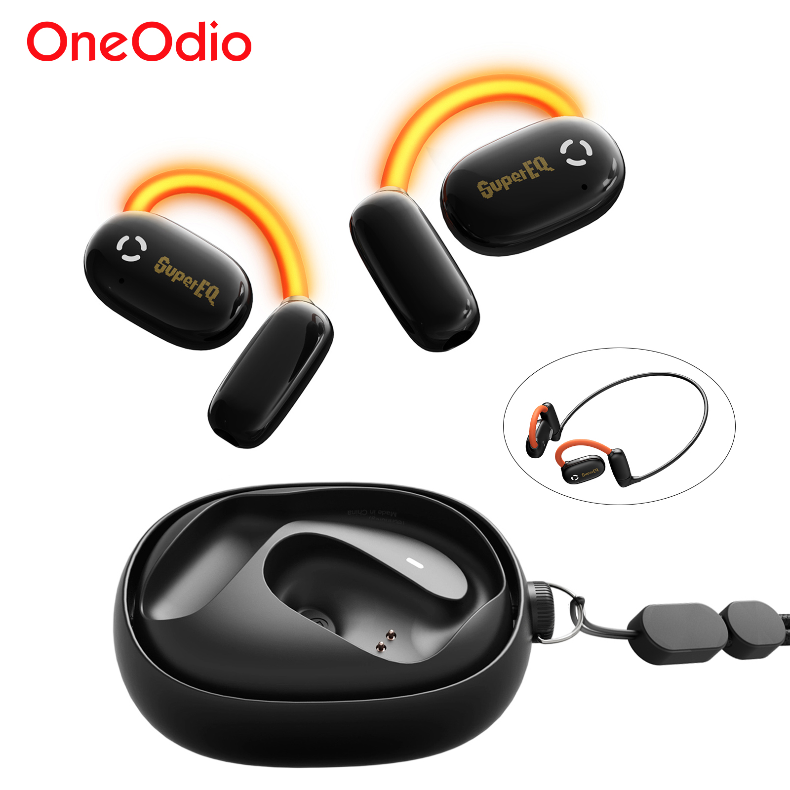 Retro Gaming Headset - Oneodio SuperEQ D72 Open-Ear Earphones Wireless