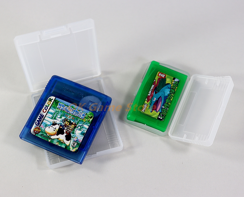Game Boy Cartridge Holder - 30pcs For GBA Clear Plastic Game