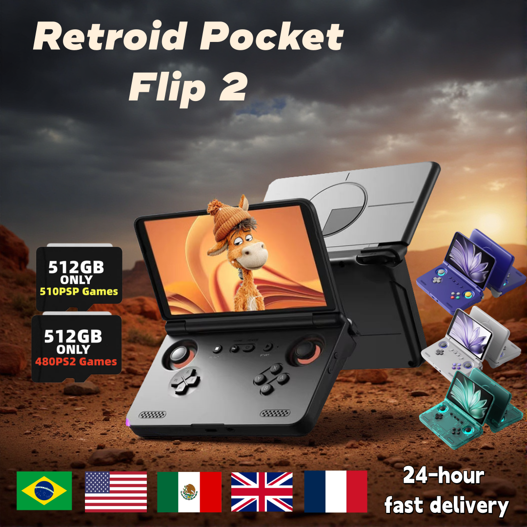 Retro Gaming Gameboy - Retroid Pocket Flip 2 Retro Handheld