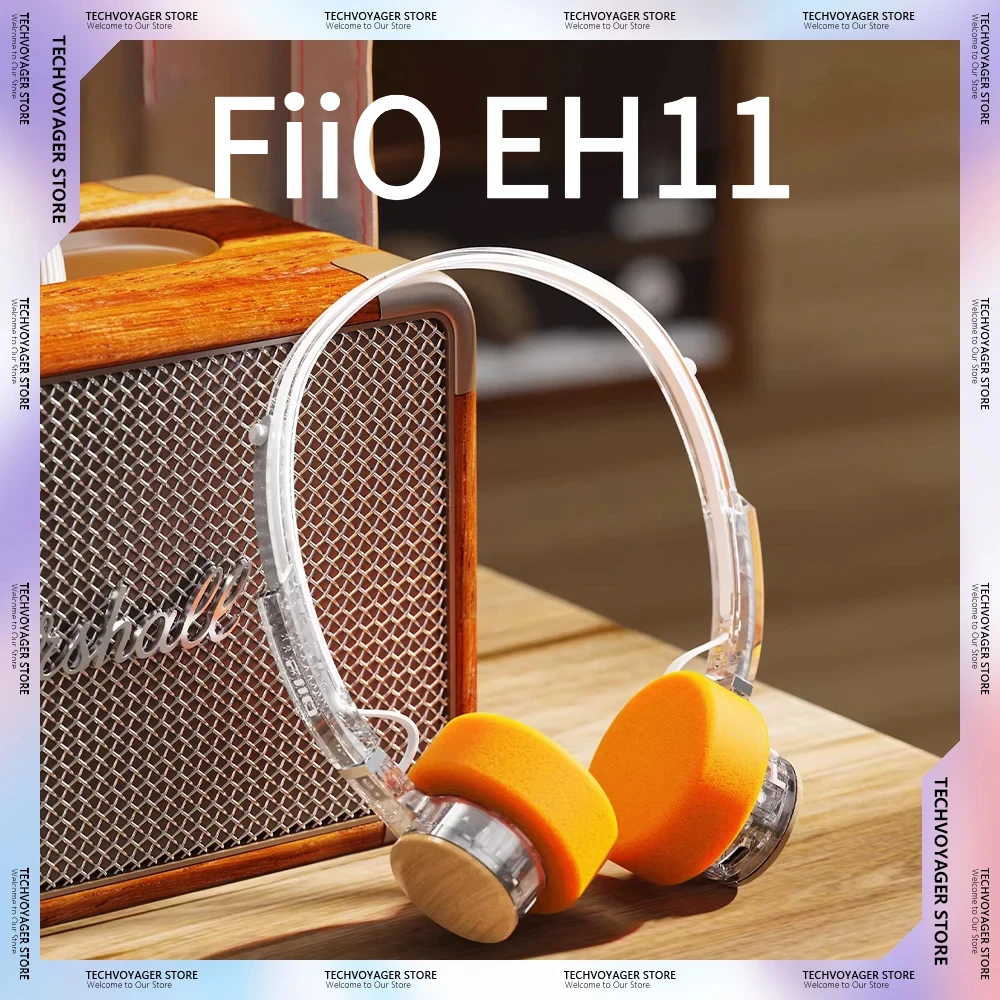 Retro Gaming Headset - FiiO EH11 Retro Bluetooth Headphones 40mm