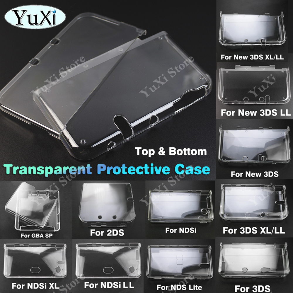 Game Boy Cartridge Holder - Clear Crystal Protective Case For Nintend