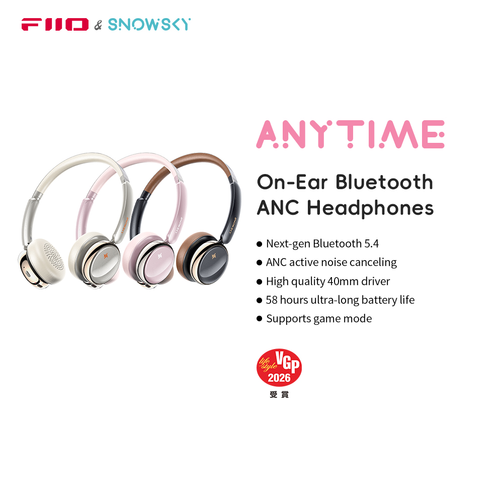 FiiO ANYTIME Bluetooth 5.4 Wir - đánh giá và giá Retro Gaming Headset