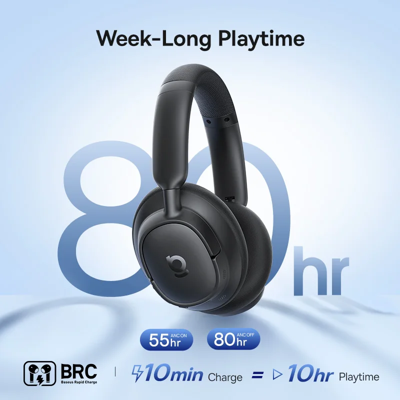 Baseus EH10 NC ANC Wireless He - đánh giá và giá Retro Gaming Headset