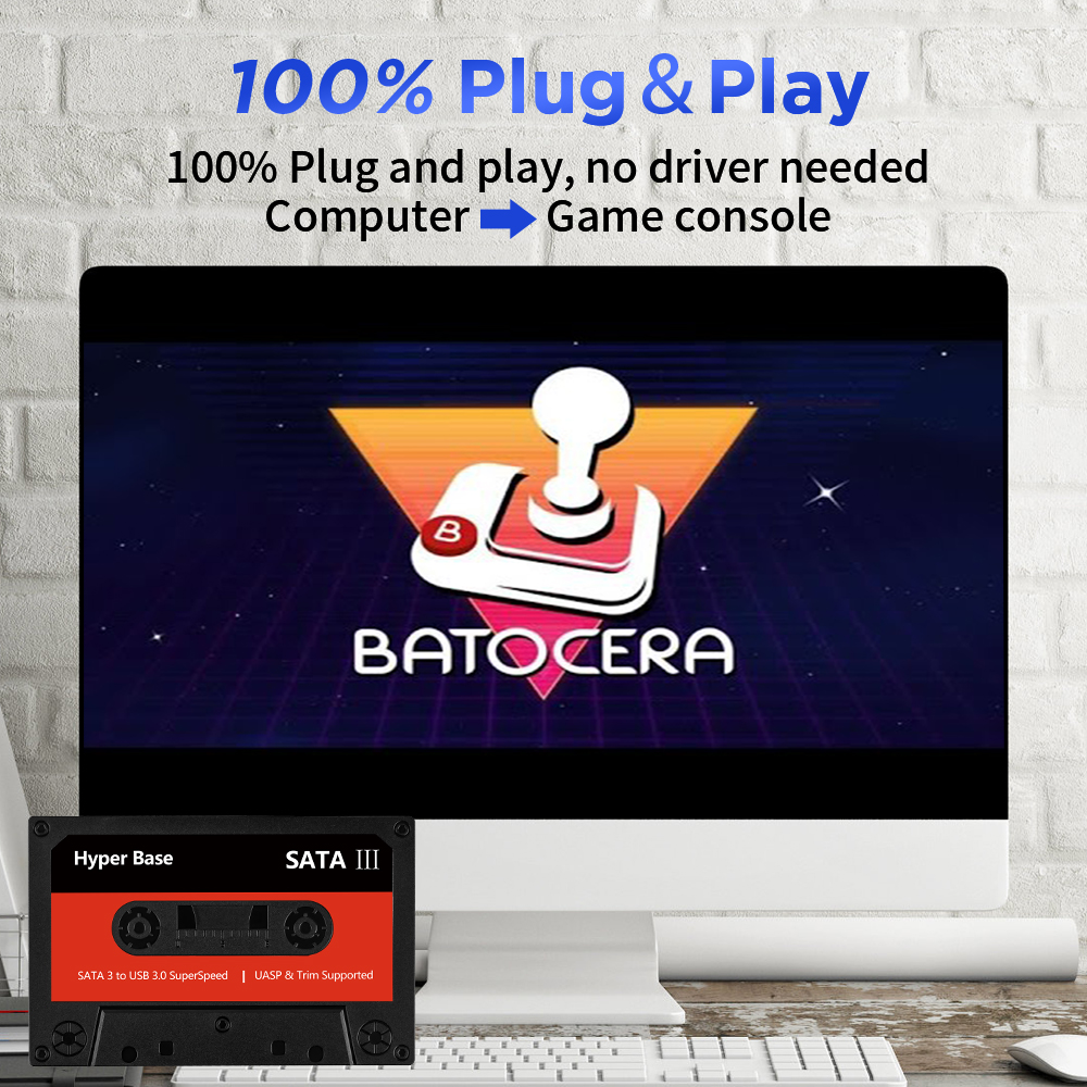 Batocera 35.linux 500G Externa - đánh giá và giá Retro Gaming Hdd