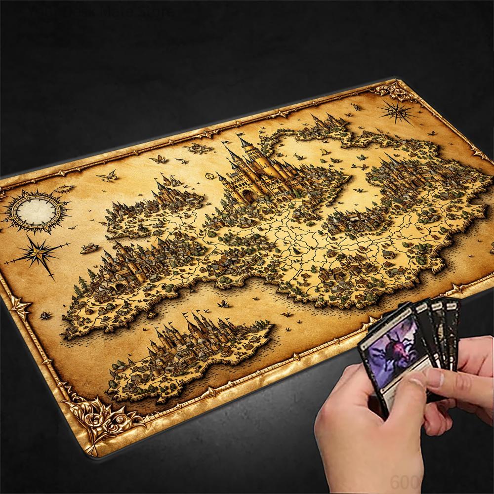 Retro Map Pattern Mouse Pad La - đánh giá và giá Retro Gaming Xl