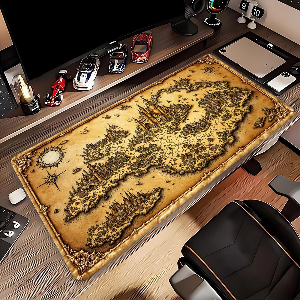 Retro Map Pattern Mouse Pad La - đánh giá và giá Retro Gaming Xl