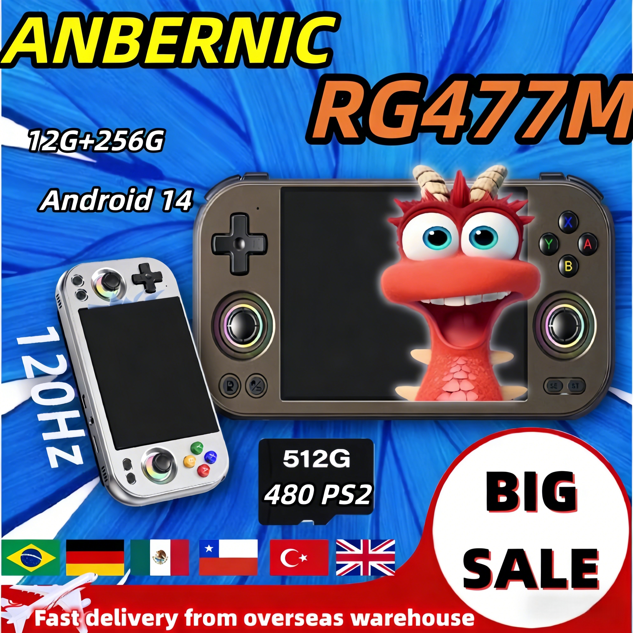 ANBERNIC RG 477M Retro Video G - đánh giá và giá Retro Gaming Gameboy