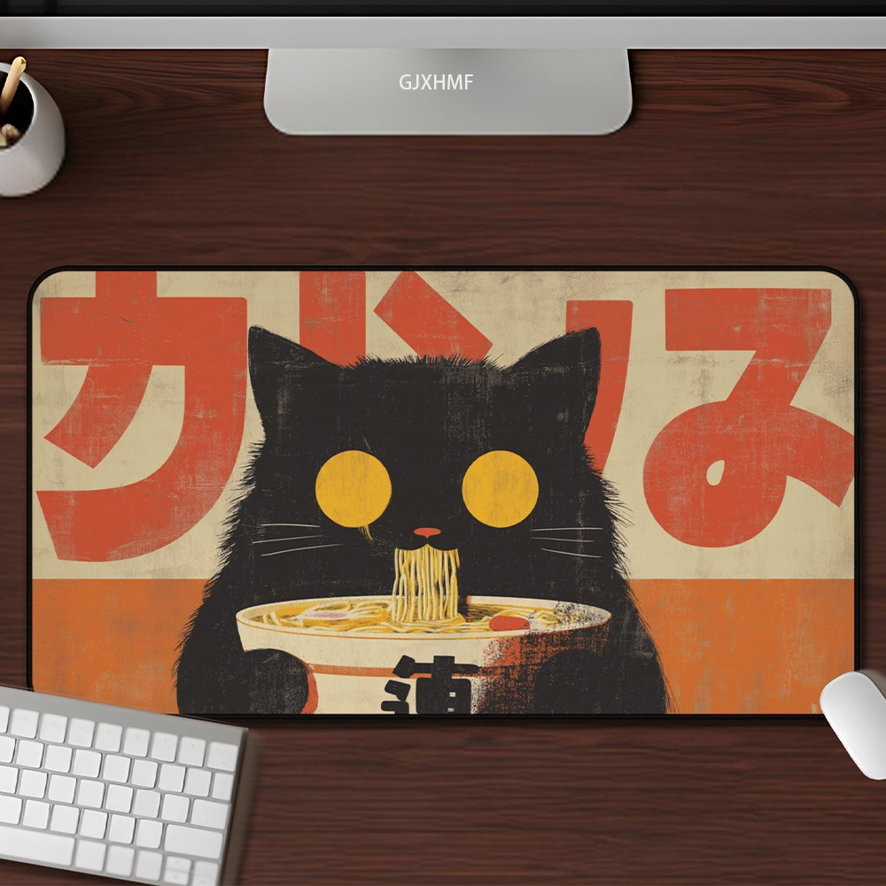 Kawaii Black Cat Ramen Mouse P - đánh giá và giá Retro Gaming Xl