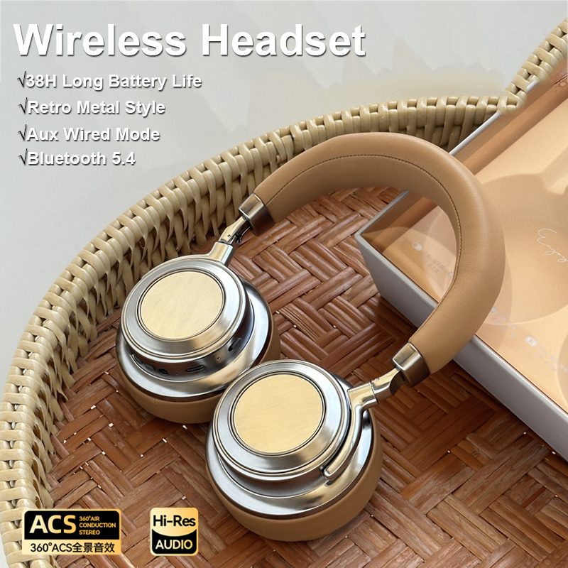 Bluetooth 5.4 Metal Retro Head - đánh giá và giá Retro Gaming Headset