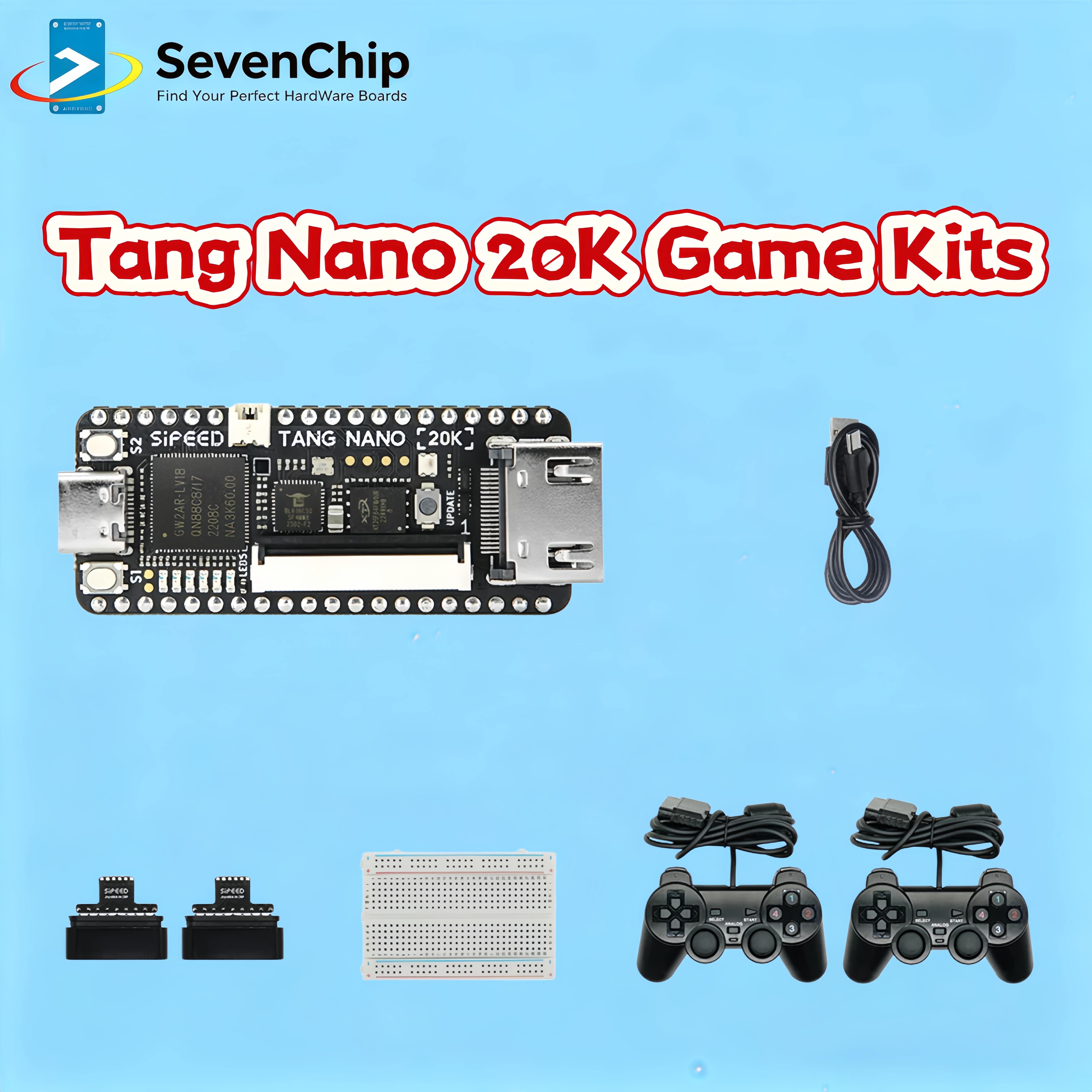 SevenChip Tang Nano 20K FPGA G - đánh giá và giá Retro Gaming Cables