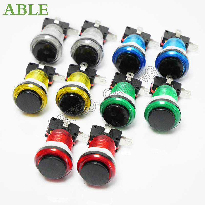 12pcs 6 Colors Arcade LED Push - đánh giá và giá Retro Gaming Store