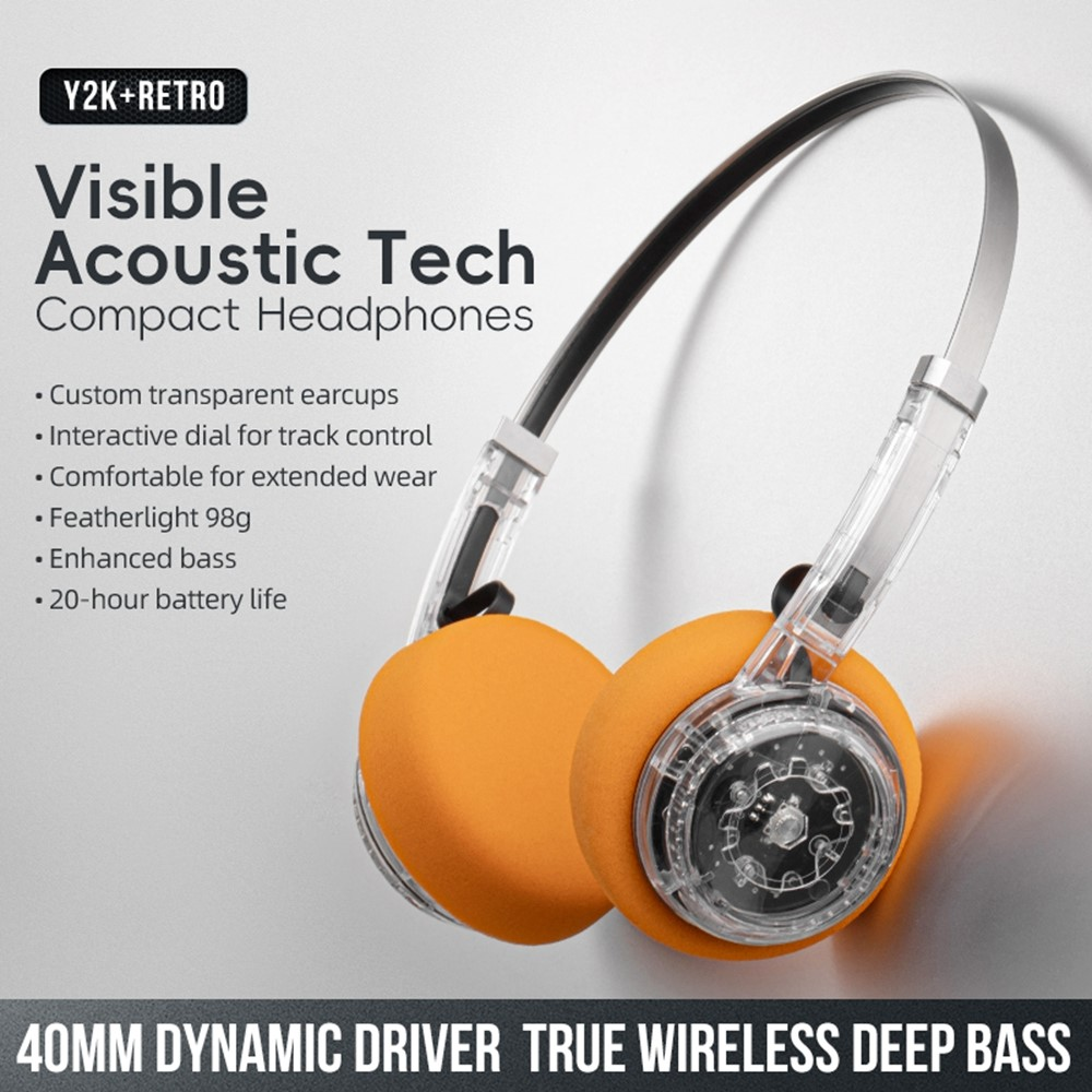 Transparent Wireless Headphone - đánh giá và giá Retro Gaming Headset